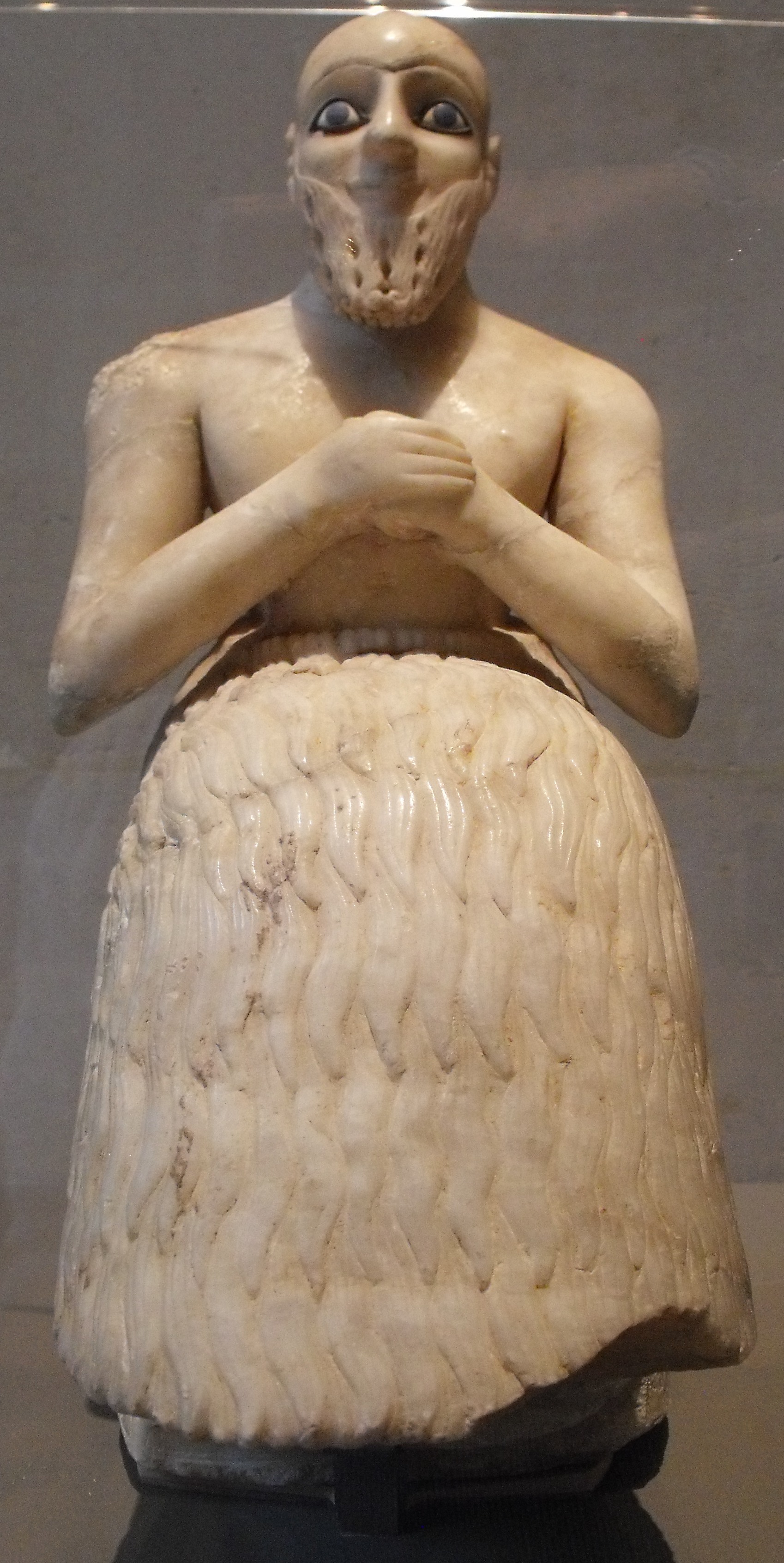 Statue de Ebih Il Intendant de Mari  Marie du Louvre